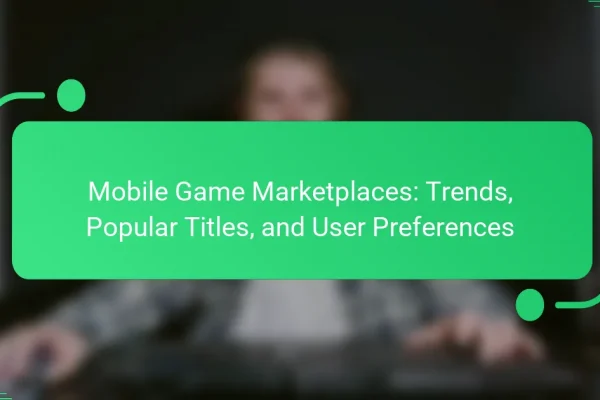 Mobile Game Marketplaces: Trends, Popular Titles, and User Preferences